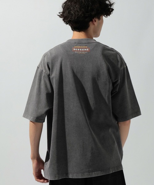 niko and...（ニコアンド）の「ネオン刺繍Tシャツ（Tシャツ/カットソー・メンズ・オフホワイト/ブルー/ブラック/オレンジ・MEDIUM/LARGE）」の9枚目の写真