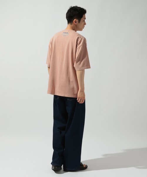 niko and...（ニコアンド）の「ネオン刺繍Tシャツ（Tシャツ/カットソー・メンズ・オフホワイト/ブルー/ブラック/オレンジ・MEDIUM/LARGE）」の11枚目の写真