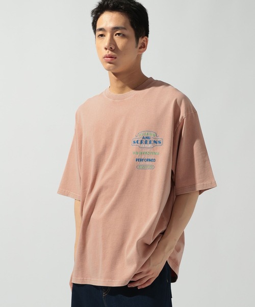 niko and...（ニコアンド）の「ネオン刺繍Tシャツ（Tシャツ/カットソー・メンズ・オフホワイト/ブルー/ブラック/オレンジ・MEDIUM/LARGE）」の12枚目の写真