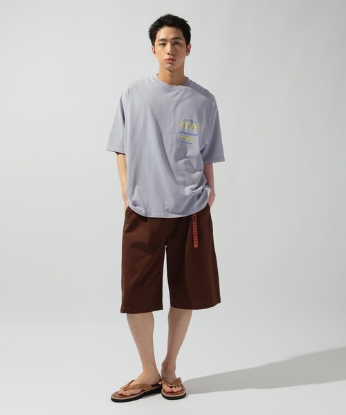 niko and...（ニコアンド）の「ネオン刺繍Tシャツ（Tシャツ/カットソー・メンズ・オフホワイト/ブルー/ブラック/オレンジ・MEDIUM/LARGE）」の13枚目の写真