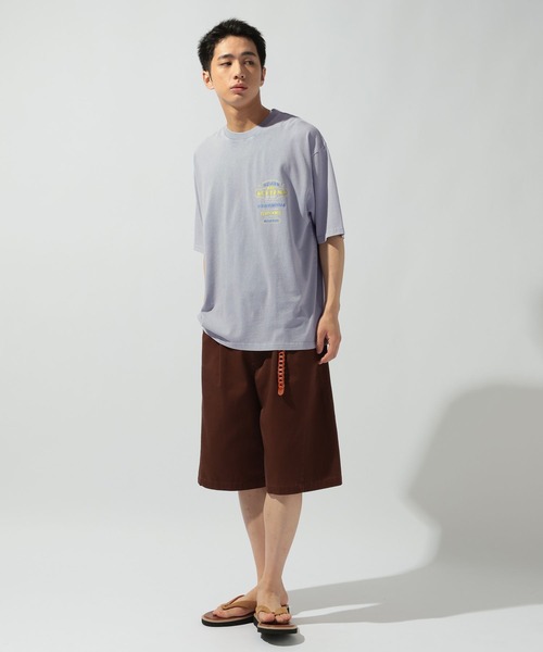 niko and...（ニコアンド）の「ネオン刺繍Tシャツ（Tシャツ/カットソー・メンズ・オフホワイト/ブルー/ブラック/オレンジ・MEDIUM/LARGE）」の14枚目の写真