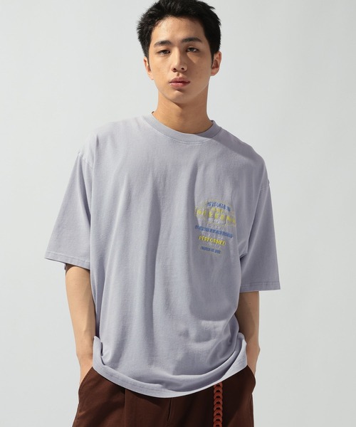 niko and...（ニコアンド）の「ネオン刺繍Tシャツ（Tシャツ/カットソー・メンズ・オフホワイト/ブルー/ブラック/オレンジ・MEDIUM/LARGE）」の15枚目の写真
