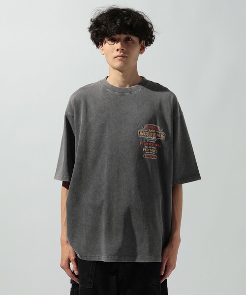 niko and...（ニコアンド）の「ネオン刺繍Tシャツ（Tシャツ/カットソー・メンズ・オフホワイト/ブルー/ブラック/オレンジ・MEDIUM/LARGE）」の16枚目の写真