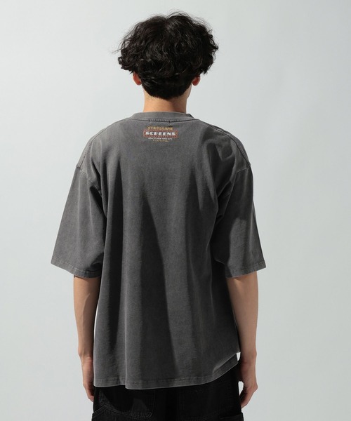 niko and...（ニコアンド）の「ネオン刺繍Tシャツ（Tシャツ/カットソー・メンズ・オフホワイト/ブルー/ブラック/オレンジ・MEDIUM/LARGE）」の18枚目の写真