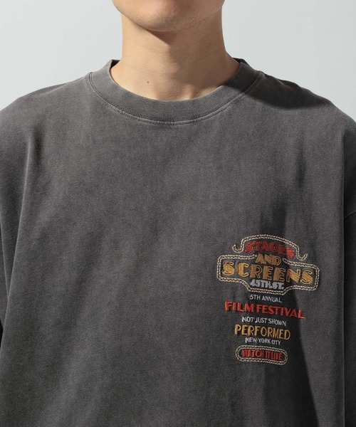 niko and...（ニコアンド）の「ネオン刺繍Tシャツ（Tシャツ/カットソー・メンズ・オフホワイト/ブルー/ブラック/オレンジ・MEDIUM/LARGE）」の19枚目の写真