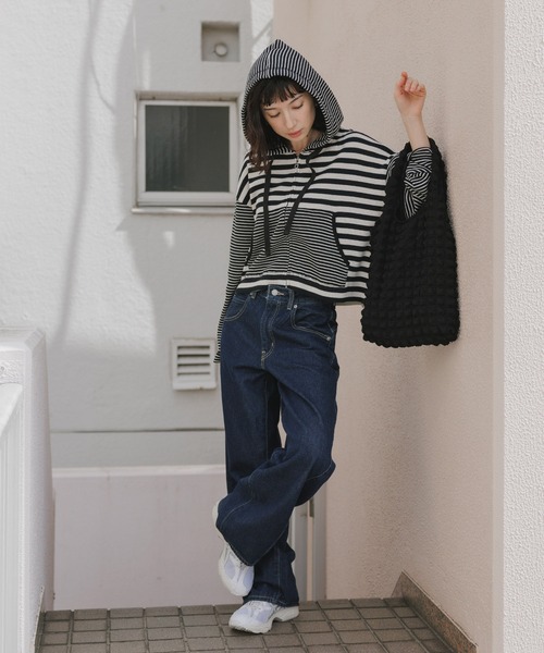MILLER（ミラー）の「R.P.miller/ミラー 切り替えボーダーダブル