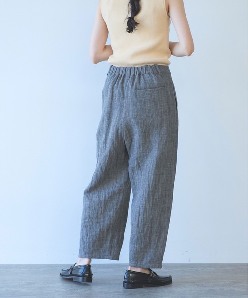 yuni(ユニ )の「△Hemp/C herringbone back gum pants(その他パンツ・レディース・ブラック/ベージュ・S/M)」の21枚目の写真