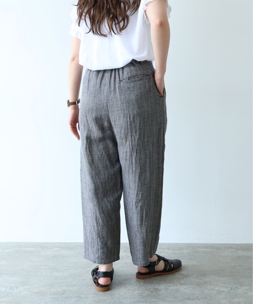 yuni(ユニ )の「△Hemp/C herringbone back gum pants(その他パンツ・レディース・ブラック/ベージュ・S/M)」の14枚目の写真