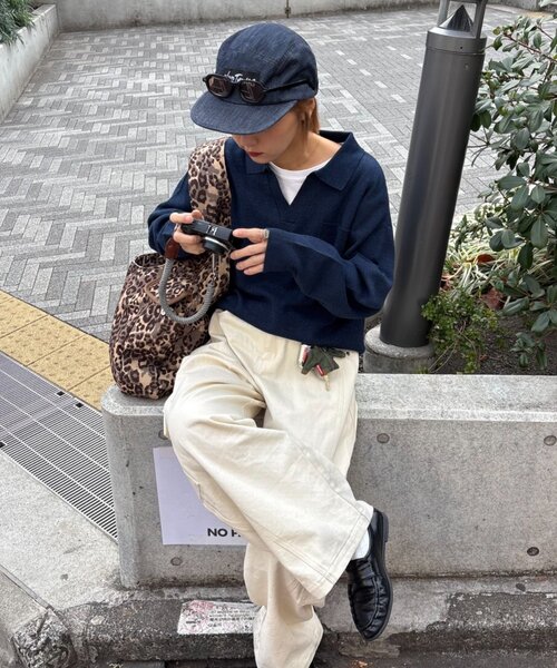 CIAOPANIC TYPY(チャオパニックティピー)の「【UNISEX】【WEB限定】デカロゴニュースペーパーバッグ(ショルダーバッグ・レディース・グレー/オレンジ/ベージュ・ONE SIZE)」の11枚目の写真