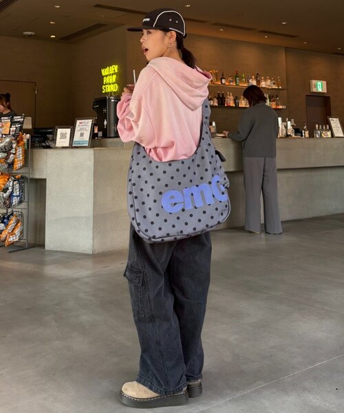 CIAOPANIC TYPY(チャオパニックティピー)の「【UNISEX】【WEB限定】デカロゴニュースペーパーバッグ(ショルダーバッグ・レディース・グレー/オレンジ/ベージュ・ONE SIZE)」の20枚目の写真