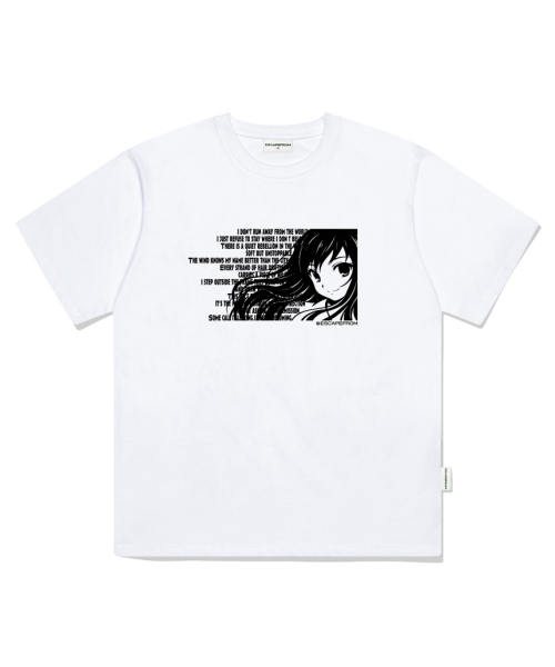 ESCAPEFROM(エスケープフロム)の「フレームガールプリントオーバーサイズ半袖Tシャツホワイト(Tシャツ/カットソー・レディース・その他・SMALL/MEDIUM/LARGE)」の3枚目の写真