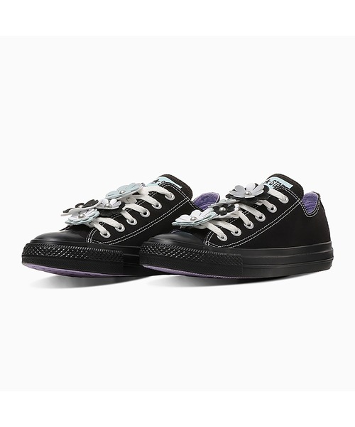 CONVERSE(コンバース)の「【CONVERSE/コンバース】オールスター フラワーチャーム OX/ALL STAR FLOWERCHARM OX(スニーカー・レディース・ブラック/イエロー・4.5inch/5inch/5.5inch/4inch)」の3枚目の写真