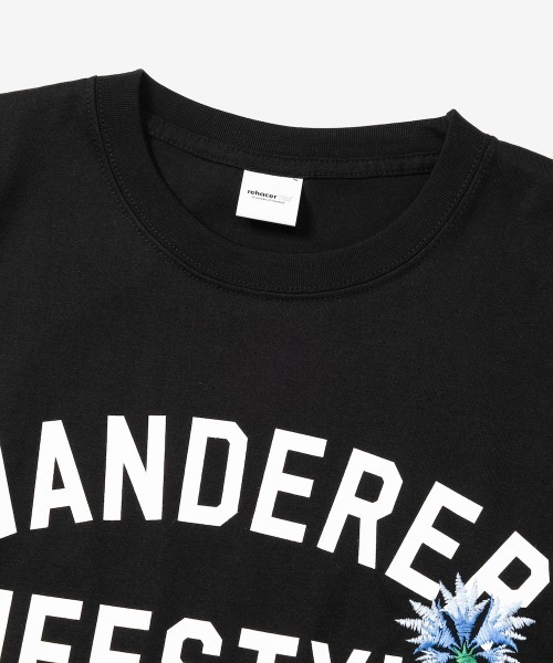 rehacer(レアセル)の「rehacer TEE : Botanical Collage Logo TEE / ボタニカル カレッジロゴ T-shirt(Tシャツ/カットソー・メンズ・ブラック/ホワイト・SMALL/MEDIUM/LARGE/X-LARGE)」の12枚目の写真