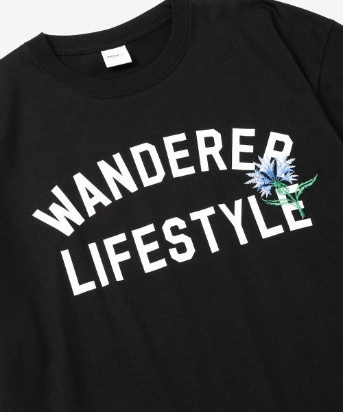 rehacer(レアセル)の「rehacer TEE : Botanical Collage Logo TEE / ボタニカル カレッジロゴ T-shirt(Tシャツ/カットソー・メンズ・ブラック/ホワイト・SMALL/MEDIUM/LARGE/X-LARGE)」の13枚目の写真