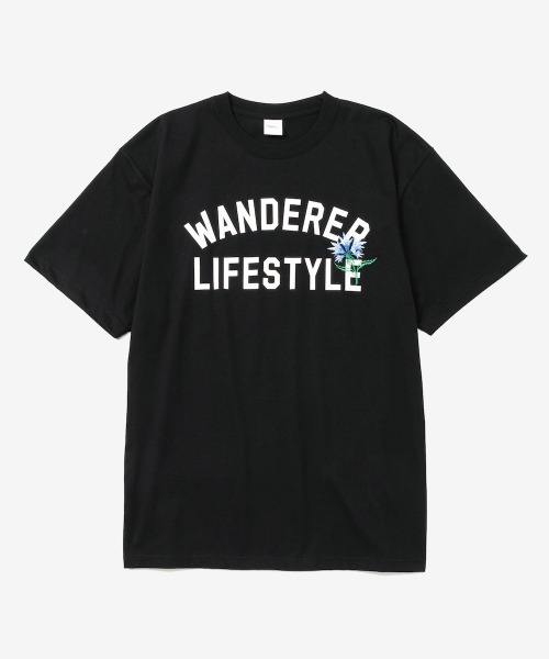 rehacer(レアセル)の「rehacer TEE : Botanical Collage Logo TEE / ボタニカル カレッジロゴ T-shirt(Tシャツ/カットソー・メンズ・ブラック/ホワイト・SMALL/MEDIUM/LARGE/X-LARGE)」の16枚目の写真