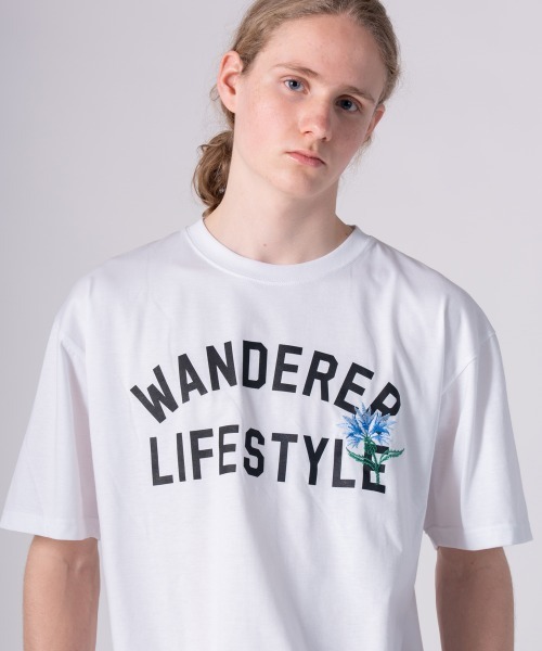 rehacer(レアセル)の「rehacer TEE : Botanical Collage Logo TEE / ボタニカル カレッジロゴ T-shirt(Tシャツ/カットソー・メンズ・ブラック/ホワイト・SMALL/MEDIUM/LARGE/X-LARGE)」の17枚目の写真