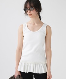 BABYLONE | ペプラムフリルタンク(タンクトップ)