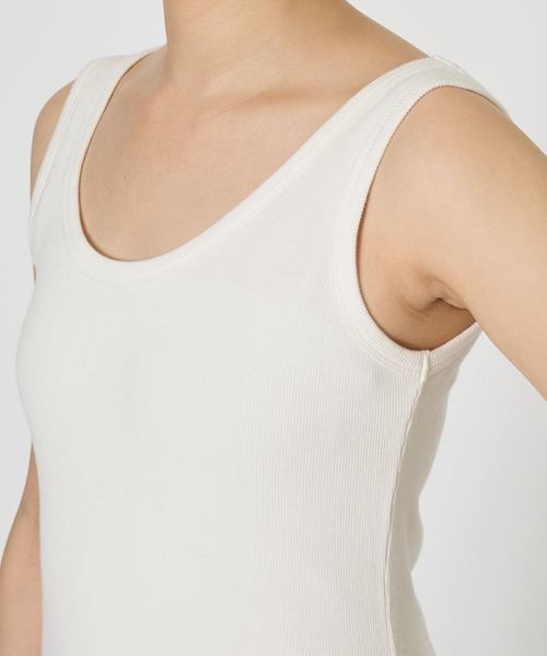 BABYLONE（バビロン）の「ペプラムフリルタンク（タンクトップ・レディース・ホワイト/ブラック・フリー）」の20枚目の写真