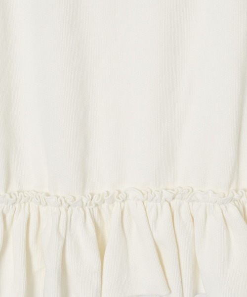 BABYLONE（バビロン）の「ペプラムフリルタンク（タンクトップ・レディース・ホワイト/ブラック・フリー）」の22枚目の写真