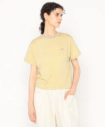 Women's Short Sleeve Cropped T-shirt Stripe
