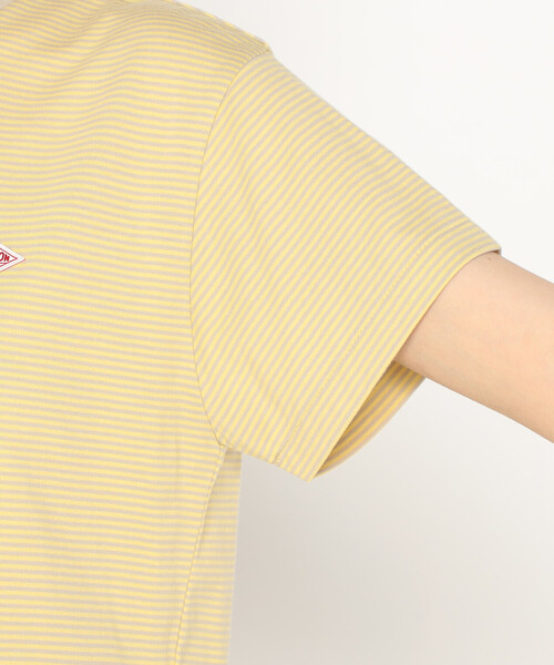DANTON（ダントン）の「Women's Short Sleeve Cropped T-shirt Stripe（Tシャツ/カットソー・レディース・グレー系その他/イエロー系その他/レッド系その他/ブルー系その他/ブルー系その他5・S/M）」の12枚目の写真