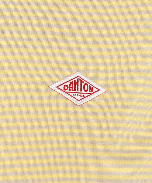 DANTON（ダントン）の「Women's Short Sleeve Cropped T-shirt Stripe（Tシャツ/カットソー・レディース・グレー系その他/イエロー系その他/レッド系その他/ブルー系その他/ブルー系その他5・S/M）」の14枚目の写真