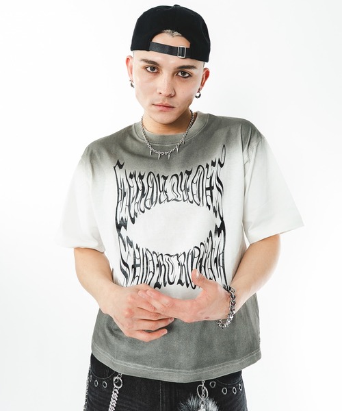 SHORT ROUND(ショートラウンド)の「SHORT ROUND/グラデーションロゴT(Tシャツ/カットソー・メンズ・ホワイト系その他/ブラック系その他・LARGE/MEDIUM)」の13枚目の写真