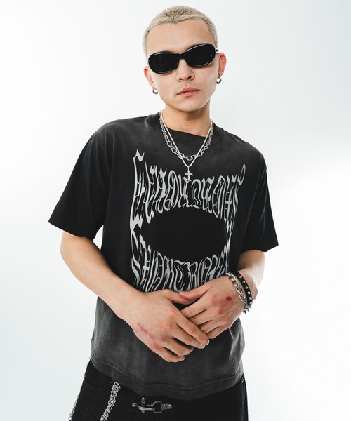 SHORT ROUND(ショートラウンド)の「SHORT ROUND/グラデーションロゴT(Tシャツ/カットソー・メンズ・ホワイト系その他/ブラック系その他・LARGE/MEDIUM)」の20枚目の写真
