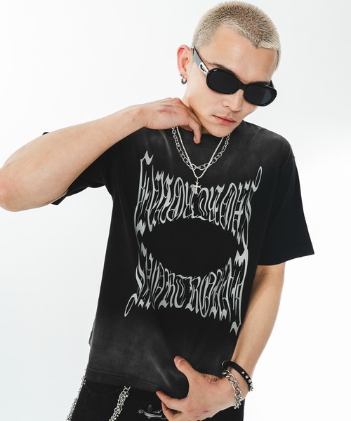 SHORT ROUND(ショートラウンド)の「SHORT ROUND/グラデーションロゴT(Tシャツ/カットソー・メンズ・ホワイト系その他/ブラック系その他・LARGE/MEDIUM)」の22枚目の写真