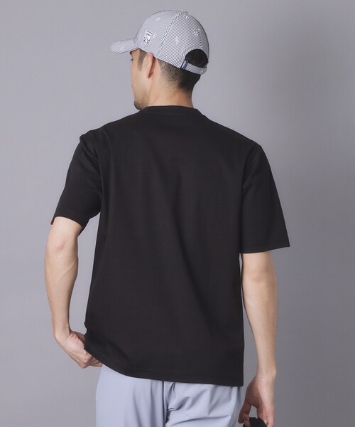 adabat(アダバット)の「【ADABAT NAVY】接触冷感/抗菌防臭/消臭 アイスクリアコットン半袖ロゴT(Tシャツ/カットソー・メンズ・ブラウン系その他/ブラック/ネイビー/ピンク/ホワイト・50/48/46)」の18枚目の写真