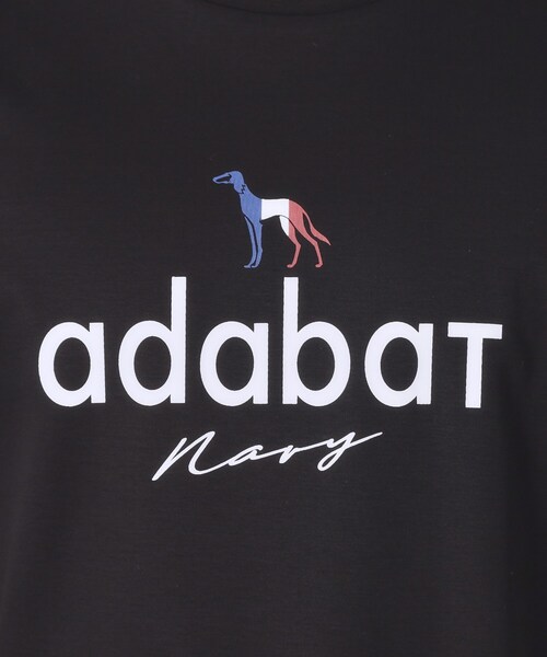 adabat(アダバット)の「【ADABAT NAVY】接触冷感/抗菌防臭/消臭 アイスクリアコットン半袖ロゴT(Tシャツ/カットソー・メンズ・ブラウン系その他/ブラック/ネイビー/ピンク/ホワイト・50/48/46)」の21枚目の写真