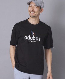 adabat | 【ADABAT NAVY】接触冷感/抗菌防臭/消臭 アイスクリアコットン半袖ロゴT(Tシャツ/カットソー)