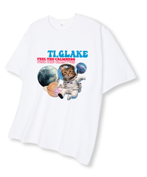 ティグルスペース オーバーサイズ 半袖Tシャツ ホワイト