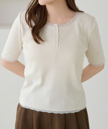 apres jour clair | 【apres jour clair】アソートヘンリーネックトップス(Tシャツ/カットソー)