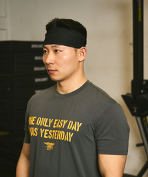 KHAKI GRADO（カーキグラド）の「999 スカルロゴ レギュラーフィット ヘッドバンド (ブラック)（スポーツグッズ）」