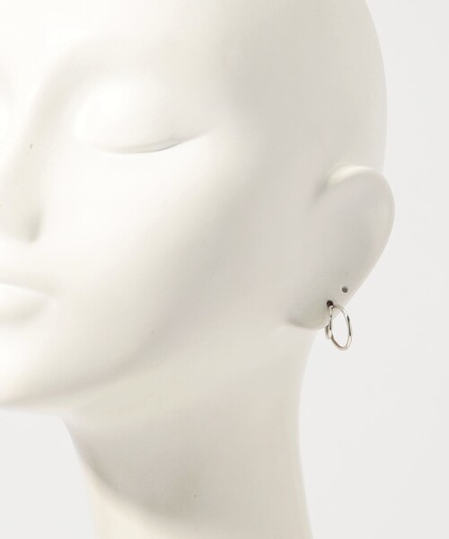 SOPHIE BUHAI（ソフィーブハイ）の「SOPHIE BUHAI Small Double Layered ピアス（ピアス（両耳用）・レディース・シルバー・FREE）」の5枚目の写真