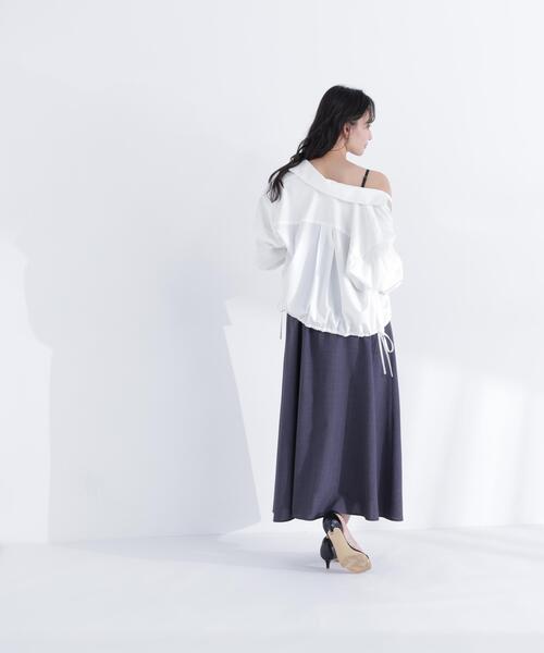 NATURAL BEAUTY BASIC(ナチュラルビューティーベーシック)の「レーストリムキャミワンピース(ワンピース・レディース・ベージュ系その他/グレー系その他・MEDIUM/P/S)」の9枚目の写真