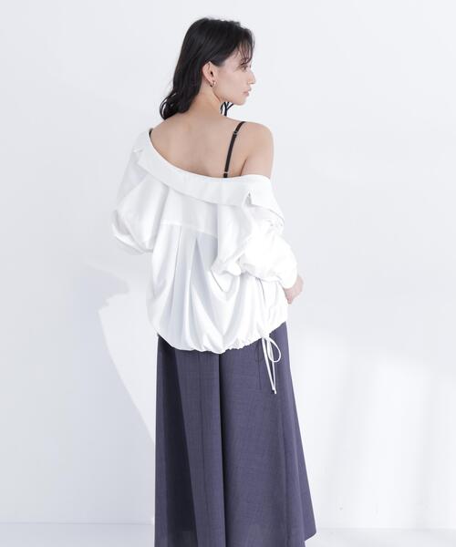 NATURAL BEAUTY BASIC(ナチュラルビューティーベーシック)の「レーストリムキャミワンピース(ワンピース・レディース・ベージュ系その他/グレー系その他・MEDIUM/P/S)」の12枚目の写真