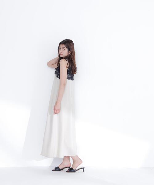 NATURAL BEAUTY BASIC(ナチュラルビューティーベーシック)の「レーストリムキャミワンピース(ワンピース・レディース・ベージュ系その他/グレー系その他・MEDIUM/P/S)」の10枚目の写真