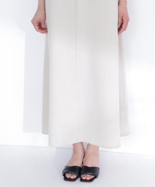 NATURAL BEAUTY BASIC(ナチュラルビューティーベーシック)の「レーストリムキャミワンピース(ワンピース・レディース・ベージュ系その他/グレー系その他・MEDIUM/P/S)」の4枚目の写真