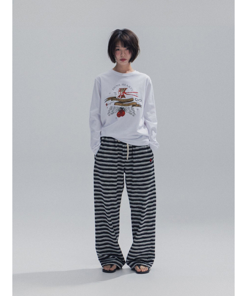 ANNEHEARTS(アンハーツ)の「Bandena Muse Long Sleeve_WHITE(Tシャツ/カットソー・レディース・その他・FREE)」の5枚目の写真