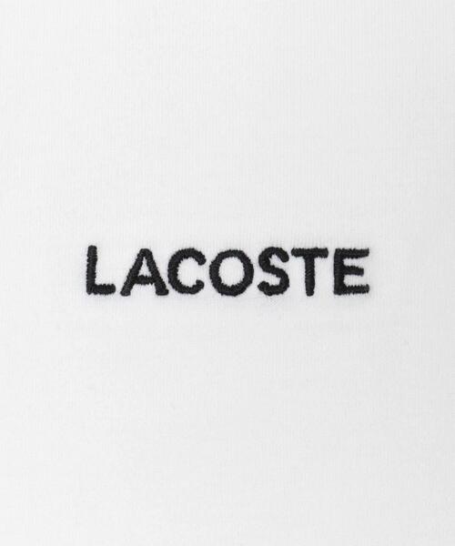 LACOSTE(ラコステ)の「LACOSTE コンパクトブランドネームロゴTシャツ(Tシャツ/カットソー・レディース・ブラック系その他/ホワイト系その他/グリーン系その他・36)」の5枚目の写真