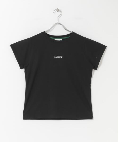 LACOSTE(ラコステ)の「LACOSTE コンパクトブランドネームロゴTシャツ(Tシャツ/カットソー・レディース・ブラック系その他/ホワイト系その他/グリーン系その他・36)」の6枚目の写真