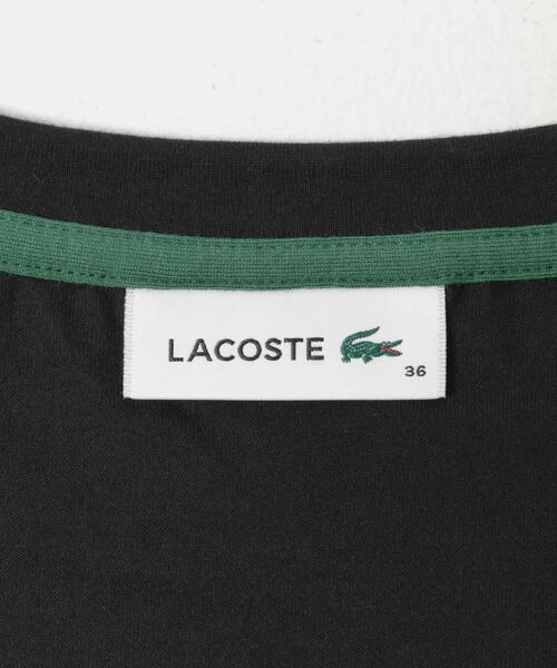 LACOSTE(ラコステ)の「LACOSTE コンパクトブランドネームロゴTシャツ(Tシャツ/カットソー・レディース・ブラック系その他/ホワイト系その他/グリーン系その他・36)」の11枚目の写真