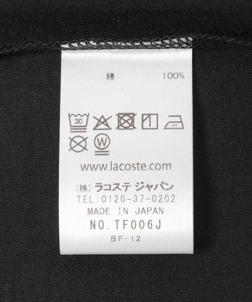 LACOSTE(ラコステ)の「LACOSTE コンパクトブランドネームロゴTシャツ(Tシャツ/カットソー・レディース・ブラック系その他/ホワイト系その他/グリーン系その他・36)」の12枚目の写真