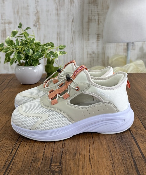 LUGG NAGG(ラグナグ)の「【BOBSON】【ゆったり】らくらくコンフォートサンダルスニーカー【通気性】(スニーカー・レディース・ベージュ/ブラック・24.5cm/24.0cm/23.5cm/23.0cm/22.5cm)」の18枚目の写真