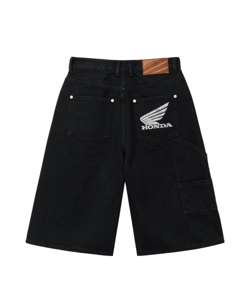 PHYPS MOTORCYCLE（フィップスモーターサイクル）の「Wing Logo Bermuda Pants Black（その他パンツ・レディース・その他・SMALL/MEDIUM/LARGE/X-LARGE）」の4枚目の写真