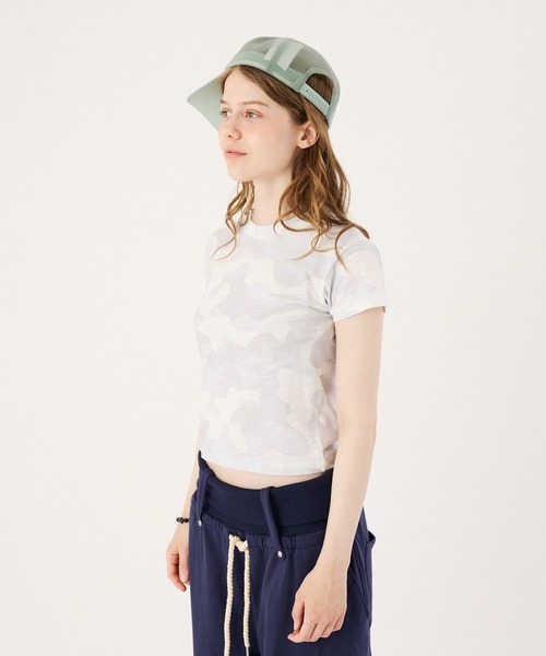 FTW(エフティダブリュー)の「SLUB CAMO TEE(Tシャツ/カットソー・レディース・グリーン/ブラック/ホワイト・MEDIUM/SMALL/LARGE)」の8枚目の写真