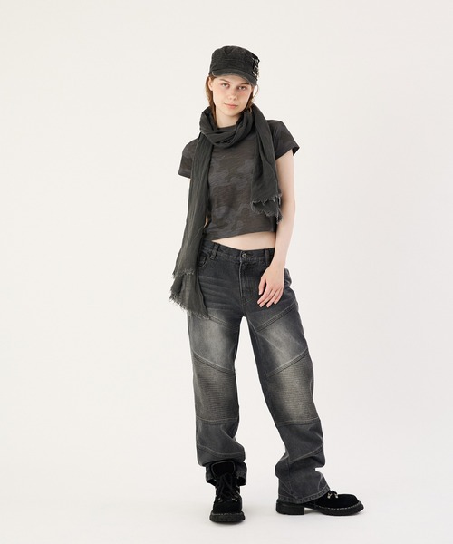 FTW(エフティダブリュー)の「SLUB CAMO TEE(Tシャツ/カットソー・レディース・グリーン/ブラック/ホワイト・MEDIUM/SMALL/LARGE)」の22枚目の写真