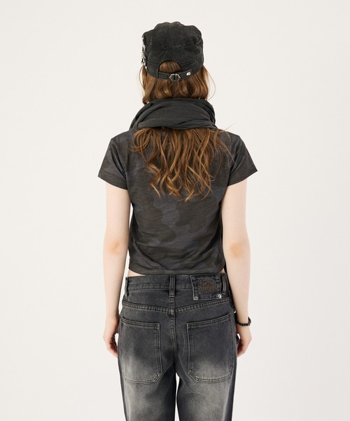 FTW(エフティダブリュー)の「SLUB CAMO TEE(Tシャツ/カットソー・レディース・グリーン/ブラック/ホワイト・MEDIUM/SMALL/LARGE)」の21枚目の写真